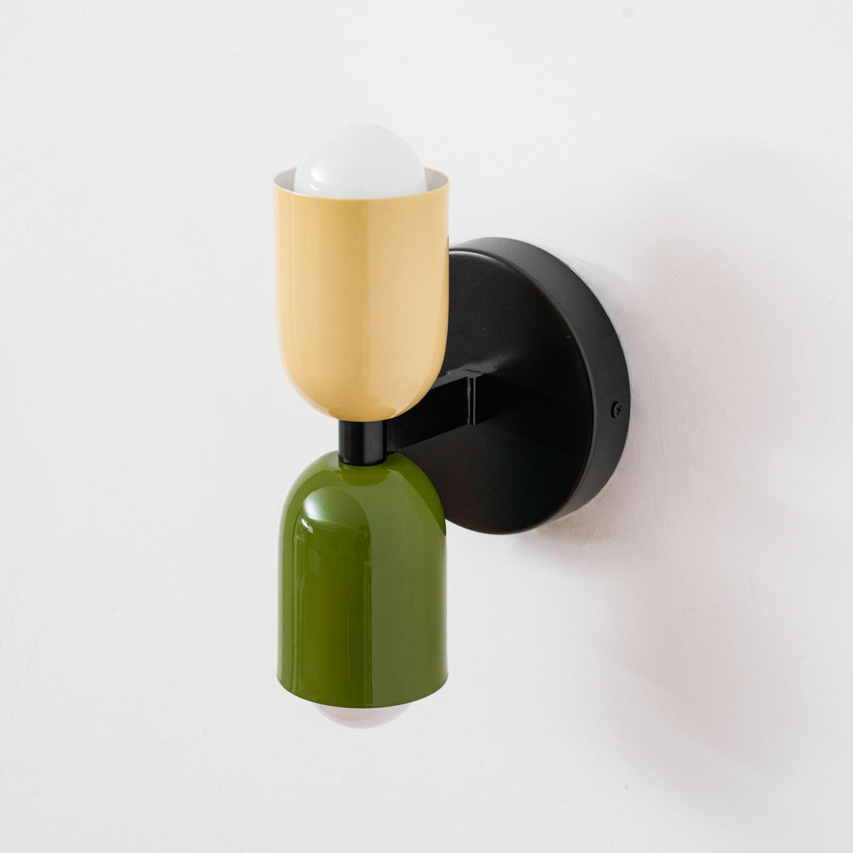 Double Wall Lamp, Vibrant Color Options