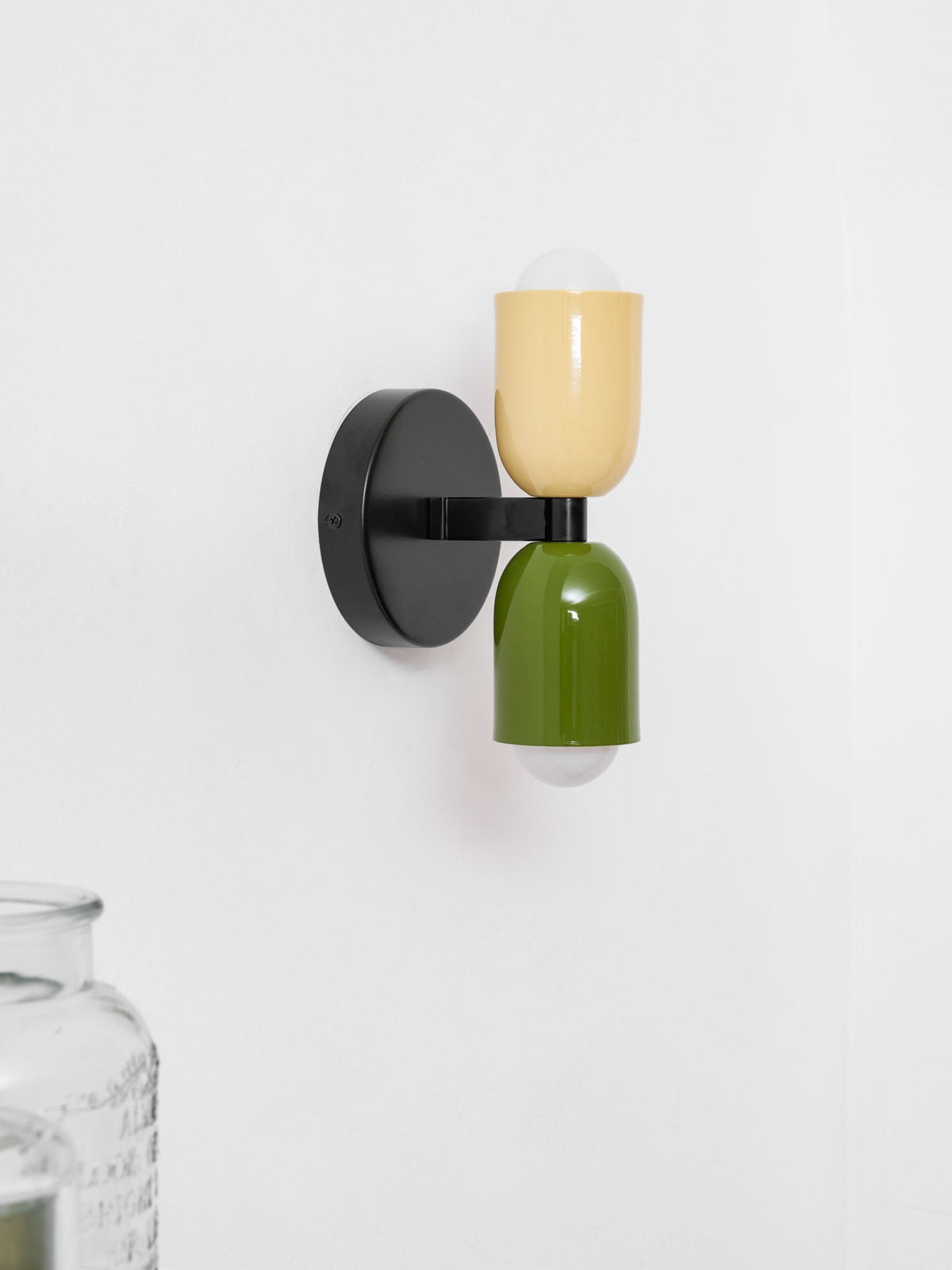 Double Wall Lamp, Vibrant Color Options