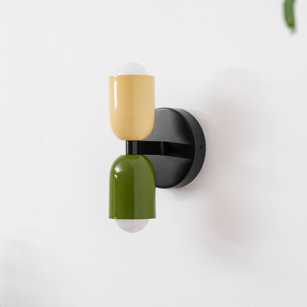 Double Wall Lamp, Vibrant Color Options