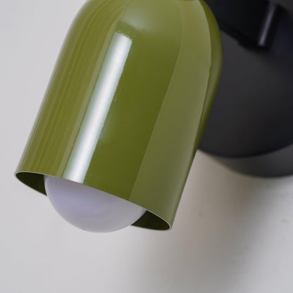 Double Plug-In Wall Lamp, Vibrant Color Options