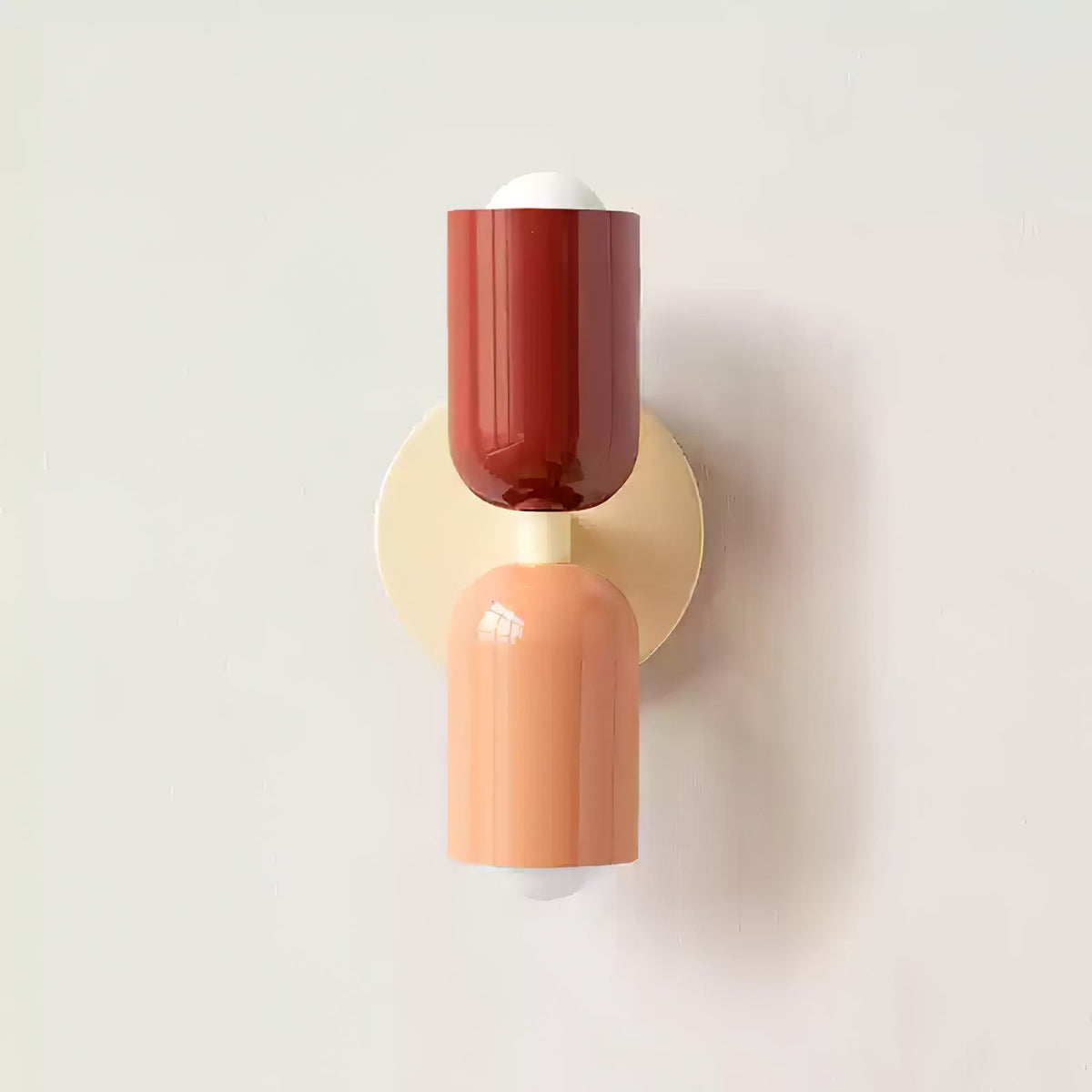 Double Wall Lamp, Vibrant Color Options