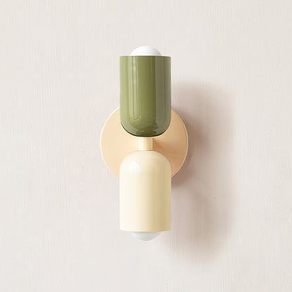 Double Wall Lamp, Vibrant Color Options
