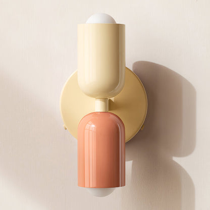 Double Wall Lamp, Vibrant Color Options