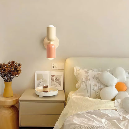 Double Wall Lamp, Vibrant Color Options