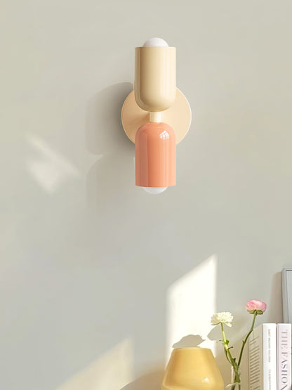 Double Wall Lamp, Vibrant Color Options