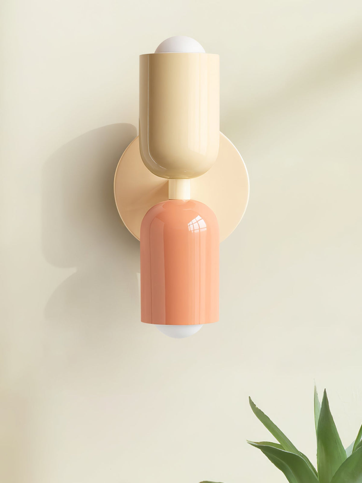 Double Wall Lamp, Vibrant Color Options