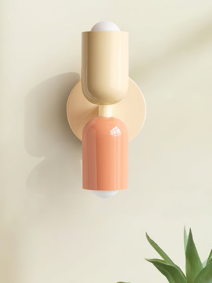 Double Wall Lamp, Vibrant Color Options
