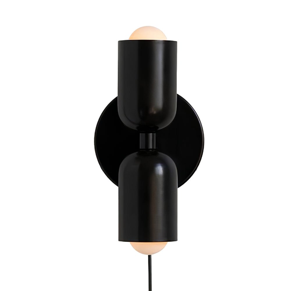 Double Plug-In Wall Lamp, Vibrant Color Options