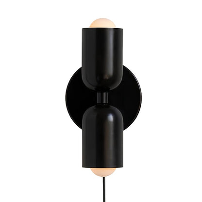 Double Plug-In Wall Lamp, Vibrant Color Options