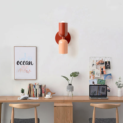 Double Wall Lamp, Vibrant Color Options