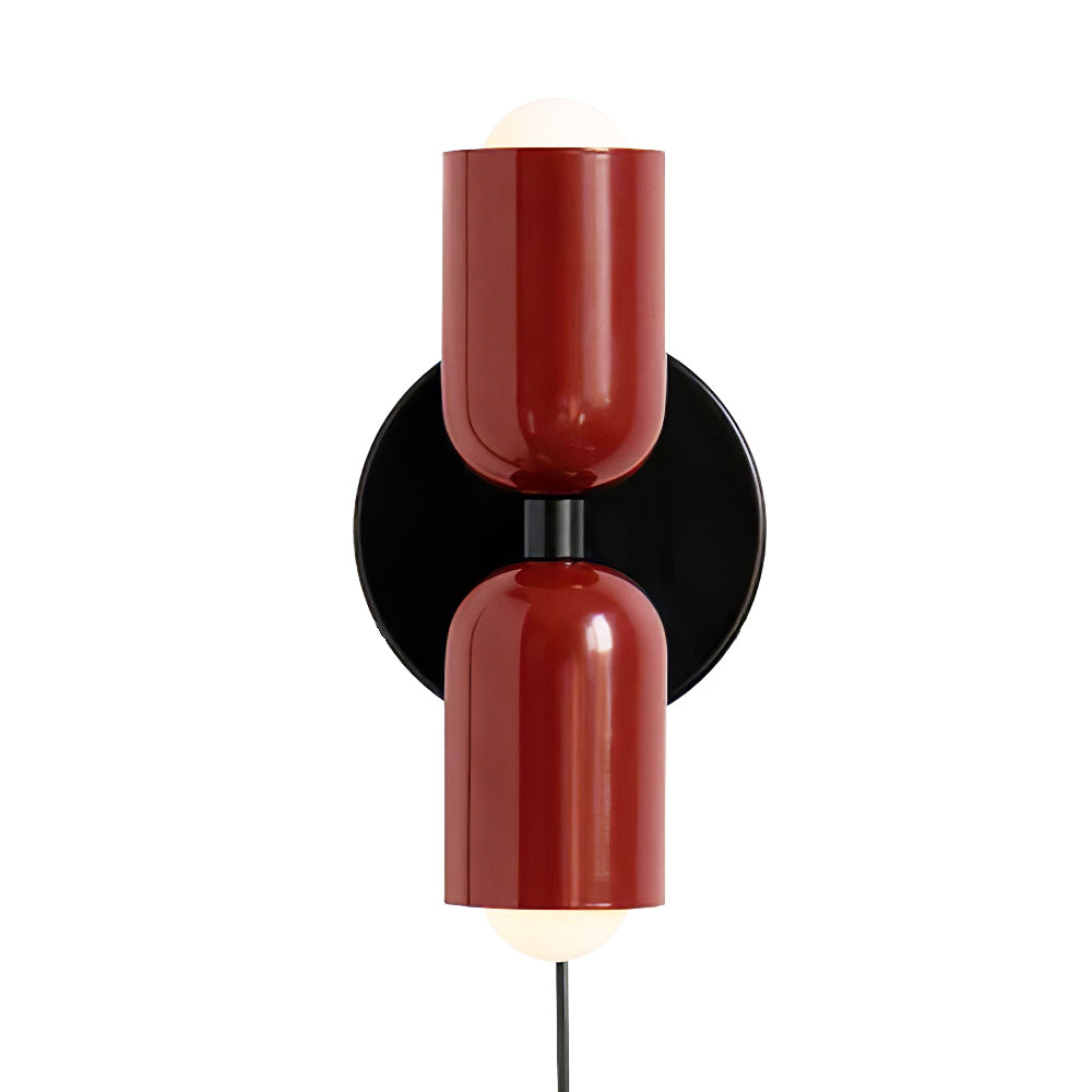 Double Wall Lamp, Vibrant Color Options