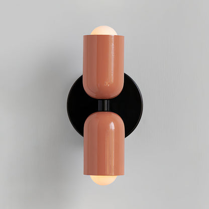 Double Wall Lamp, Vibrant Color Options