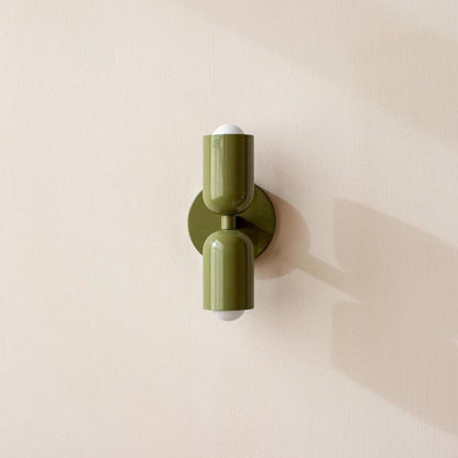 Double Wall Lamp, Vibrant Color Options