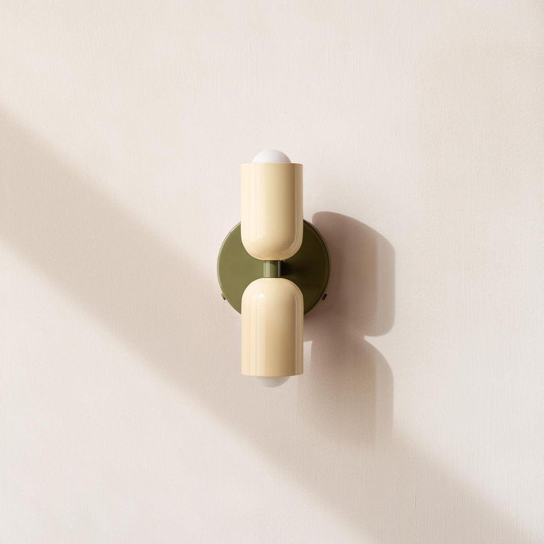 Double Wall Lamp, Vibrant Color Options
