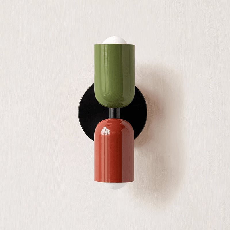 Double Wall Lamp, Vibrant Color Options