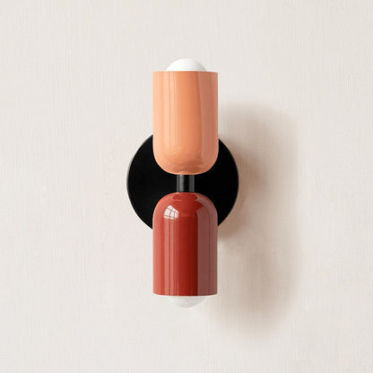 Double Wall Lamp, Vibrant Color Options