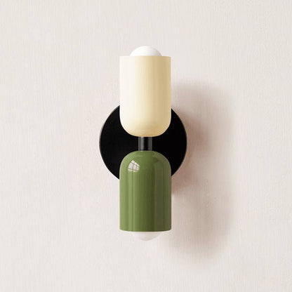 Double Wall Lamp, Vibrant Color Options