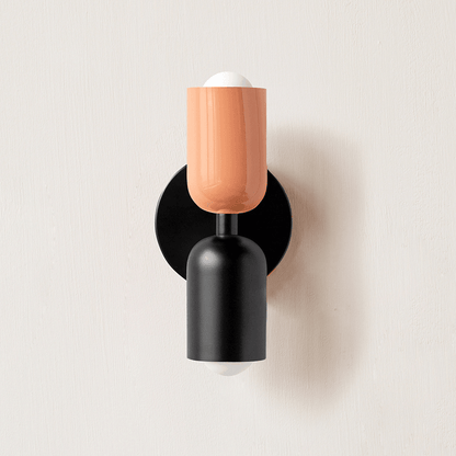 Double Wall Lamp, Vibrant Color Options