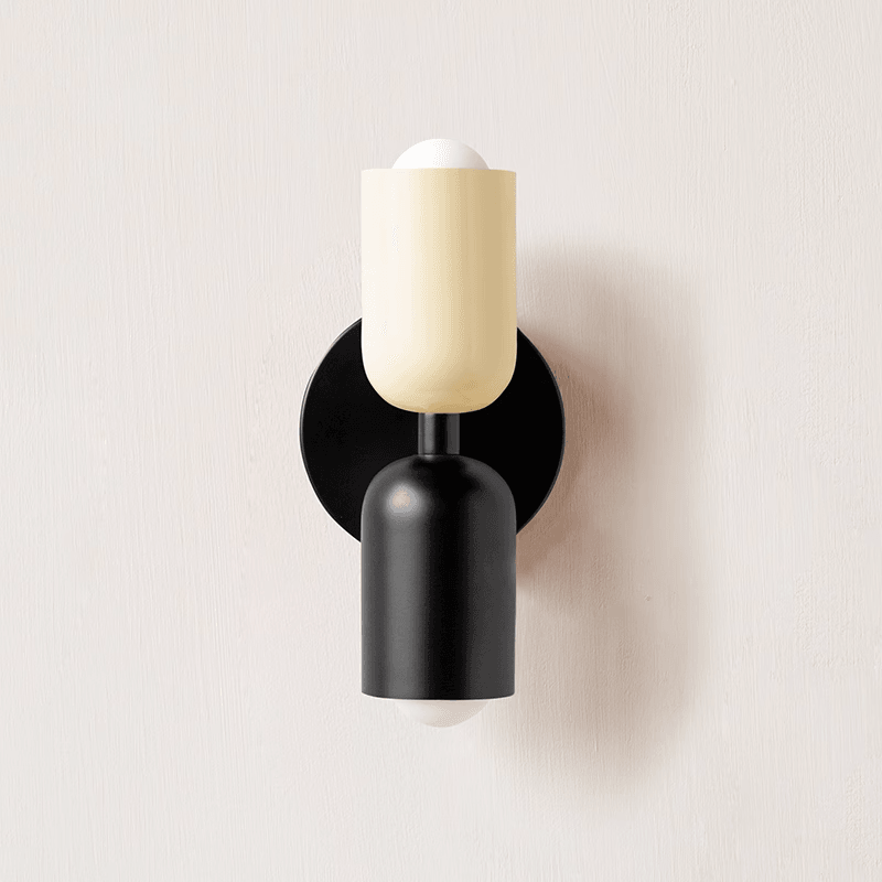 Double Wall Lamp, Vibrant Color Options
