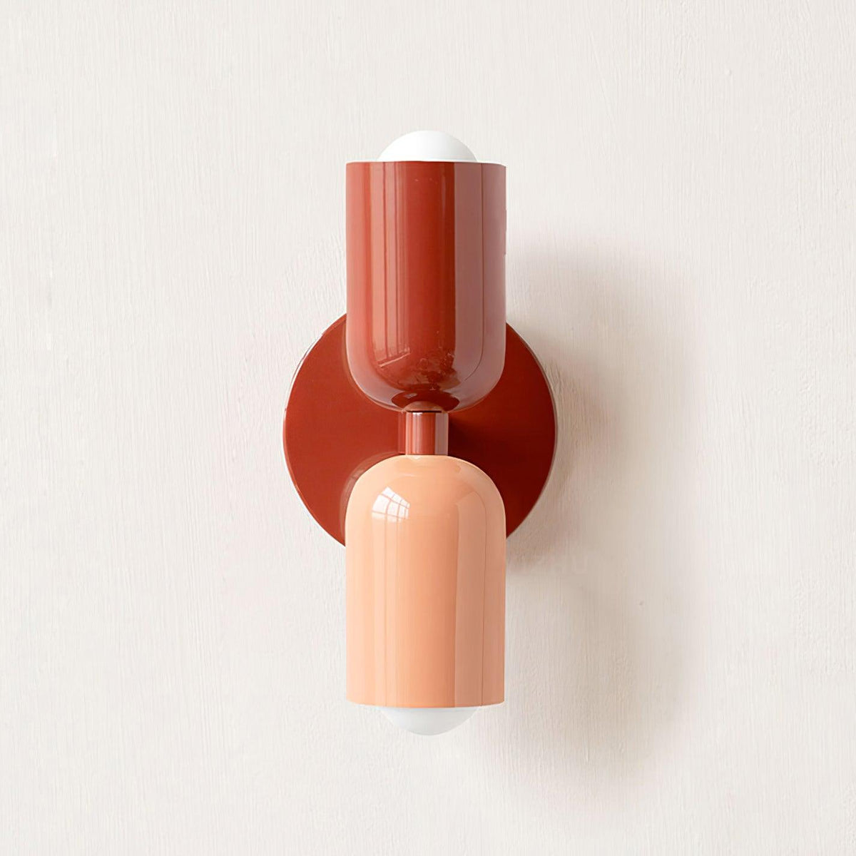 Double Plug-In Wall Lamp, Vibrant Color Options