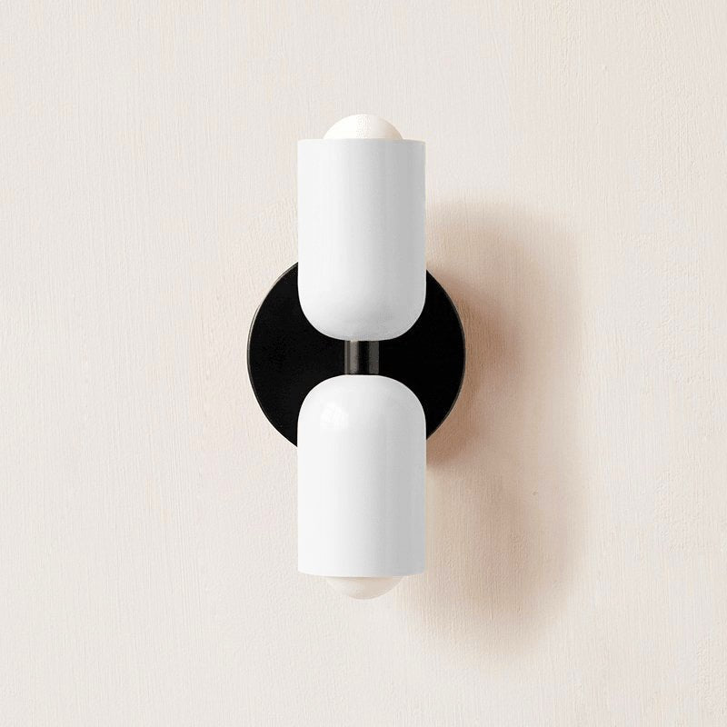 Double Wall Lamp, Vibrant Color Options — lifestyle view