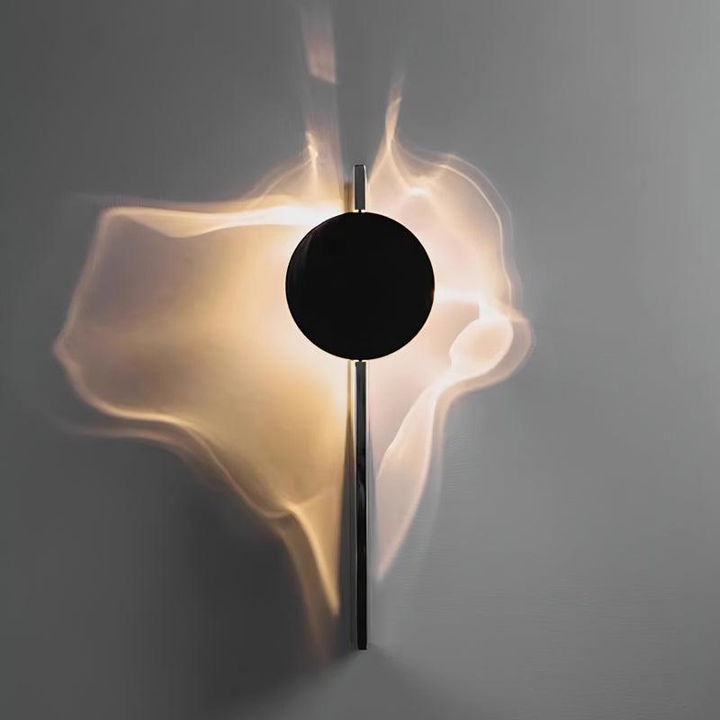 Wall Lamp with Dynamic Shadow Effect — front view