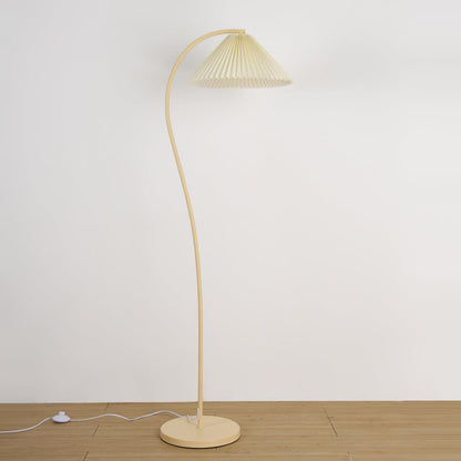 Pleated Floor Lamp with Adjustable Brightness