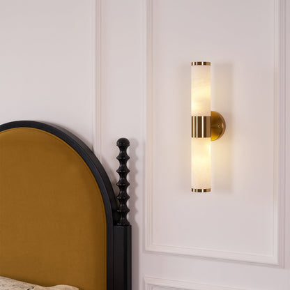 Alabaster Wall Lamp with Soft Glow
