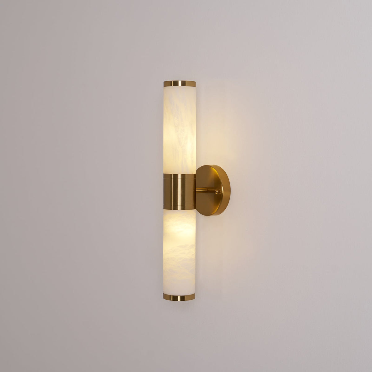 Alabaster Wall Lamp with Soft Glow