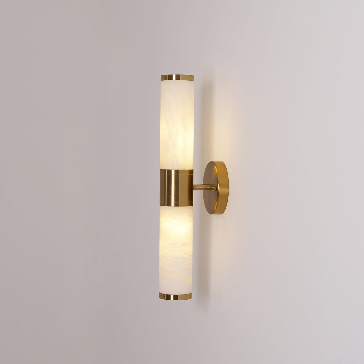 Alabaster Wall Lamp with Soft Glow