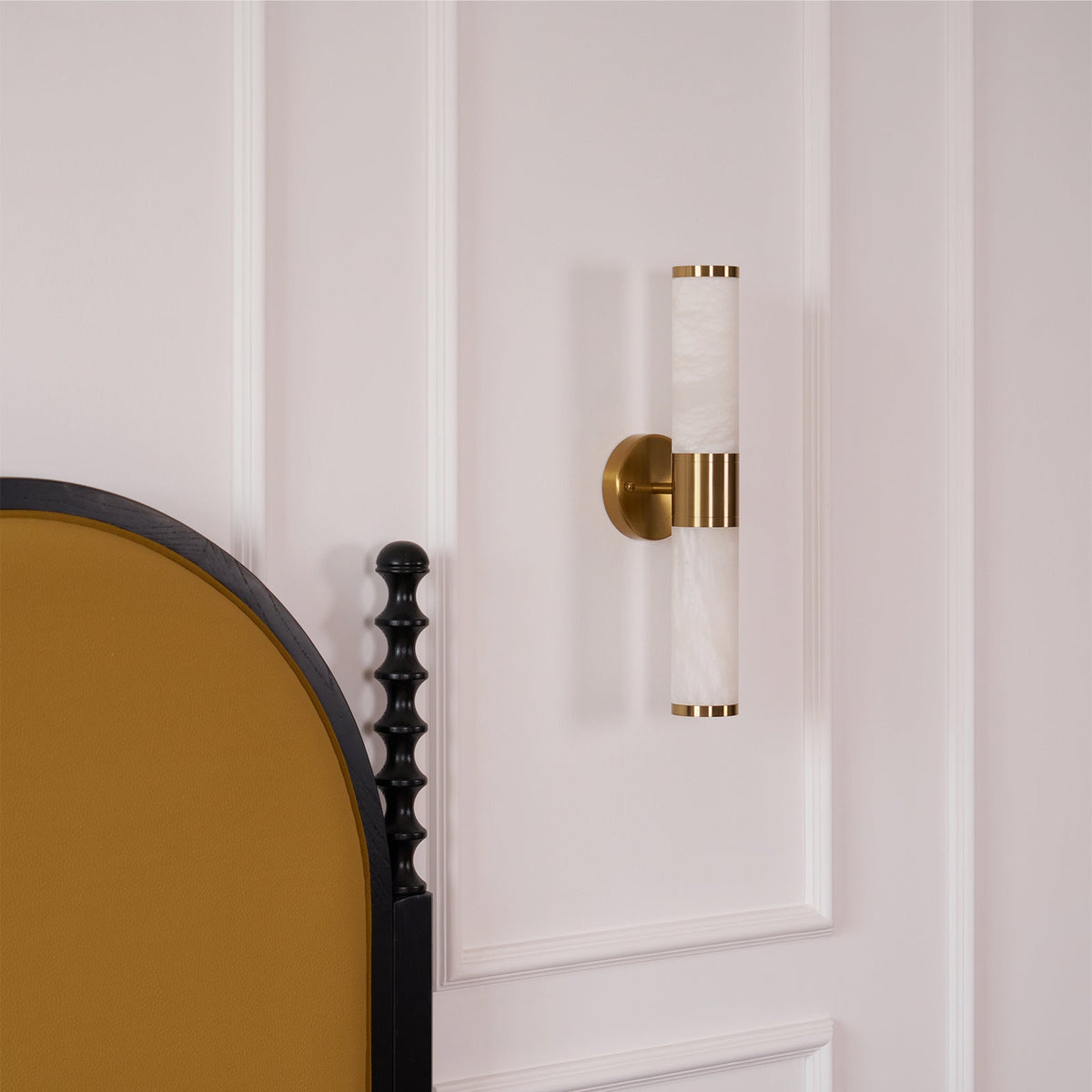 Alabaster Wall Lamp with Soft Glow