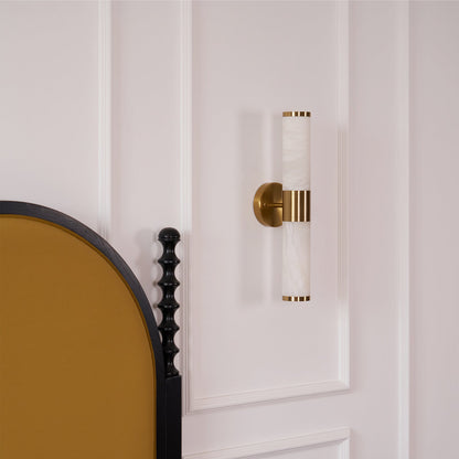 Alabaster Wall Lamp with Soft Glow