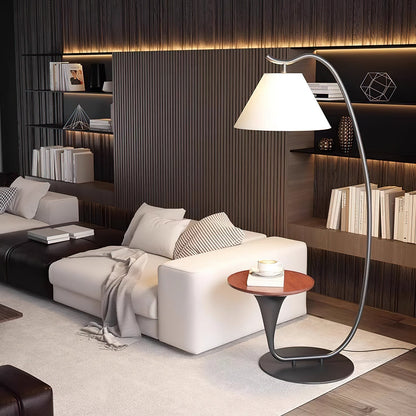 Curvature Floor Lamp - Adjustable Brightness & Modern Design — side view