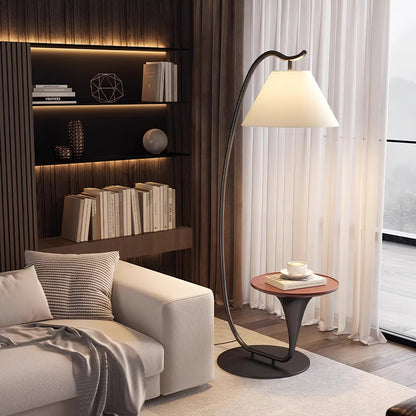 Curvature Floor Lamp - Adjustable Brightness & Modern Design — lifestyle view