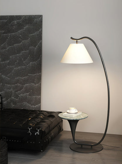 Curvature Floor Lamp - Adjustable Brightness & Modern Design — alternate angle