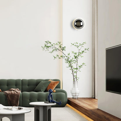 Sphere Wall Sconce with Adjustable Brightness