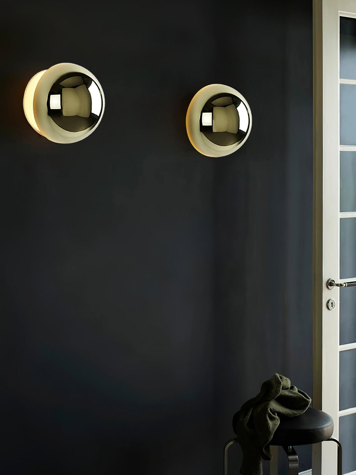 Sphere Wall Sconce with Adjustable Brightness