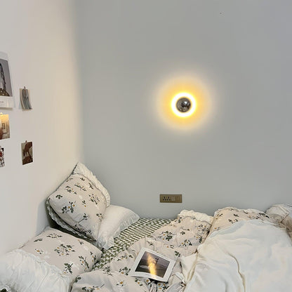 Sphere Wall Sconce with Adjustable Brightness