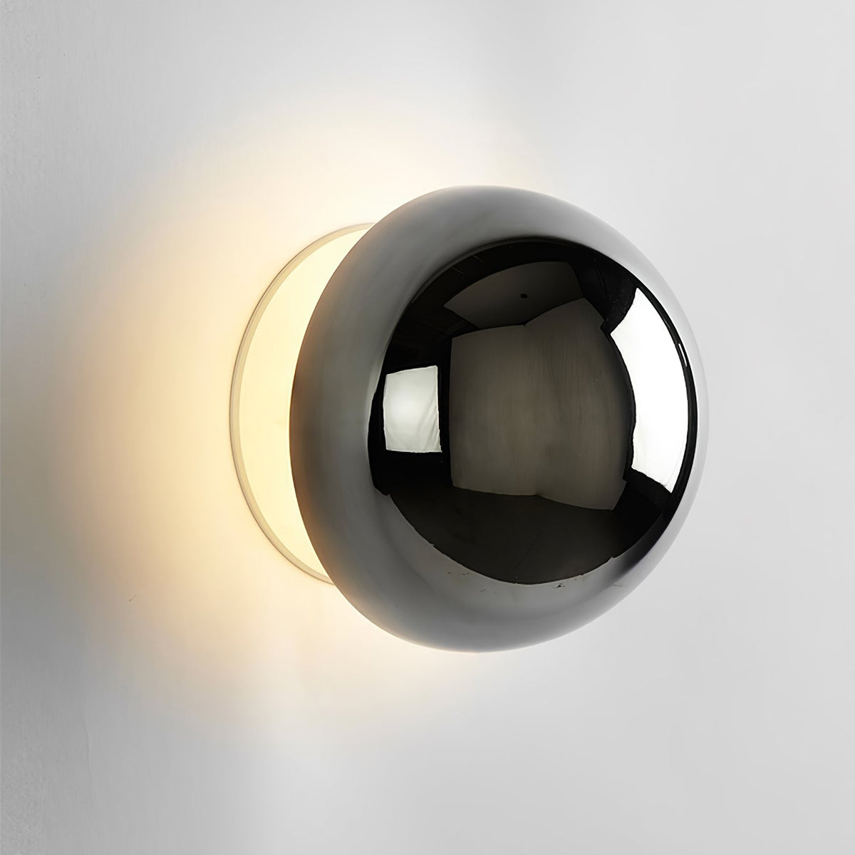 Sphere Wall Sconce with Adjustable Brightness