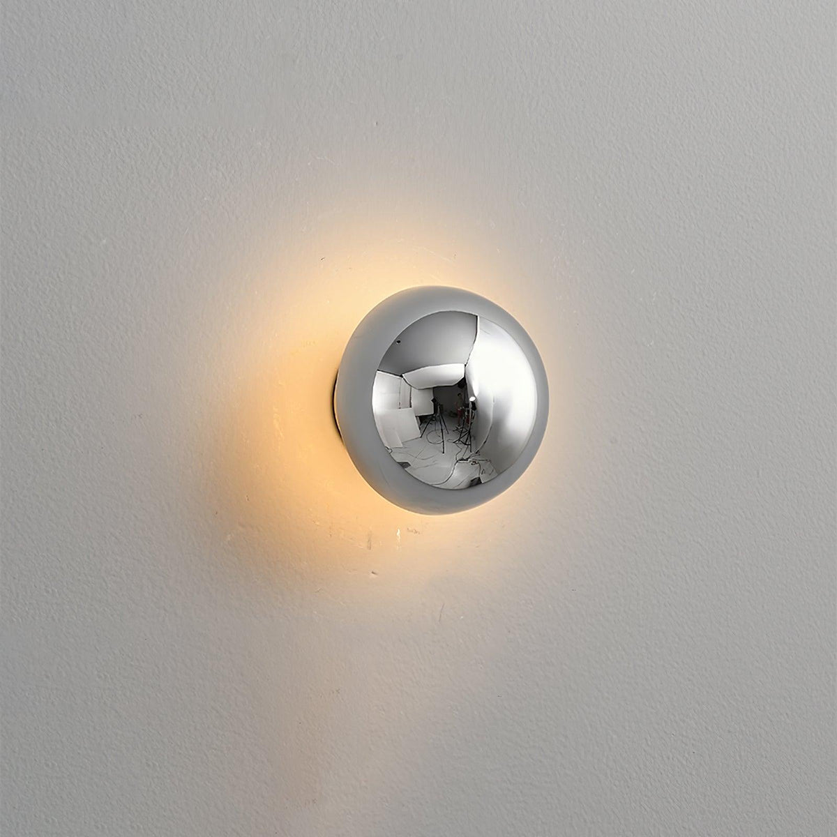 Sphere Wall Sconce with Adjustable Brightness