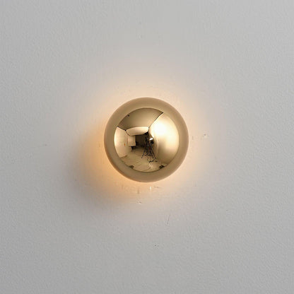 Sphere Wall Sconce with Adjustable Brightness