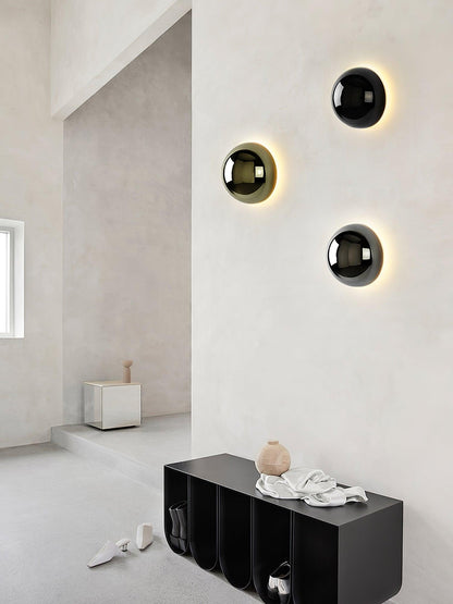 Sphere Wall Sconce with Adjustable Brightness