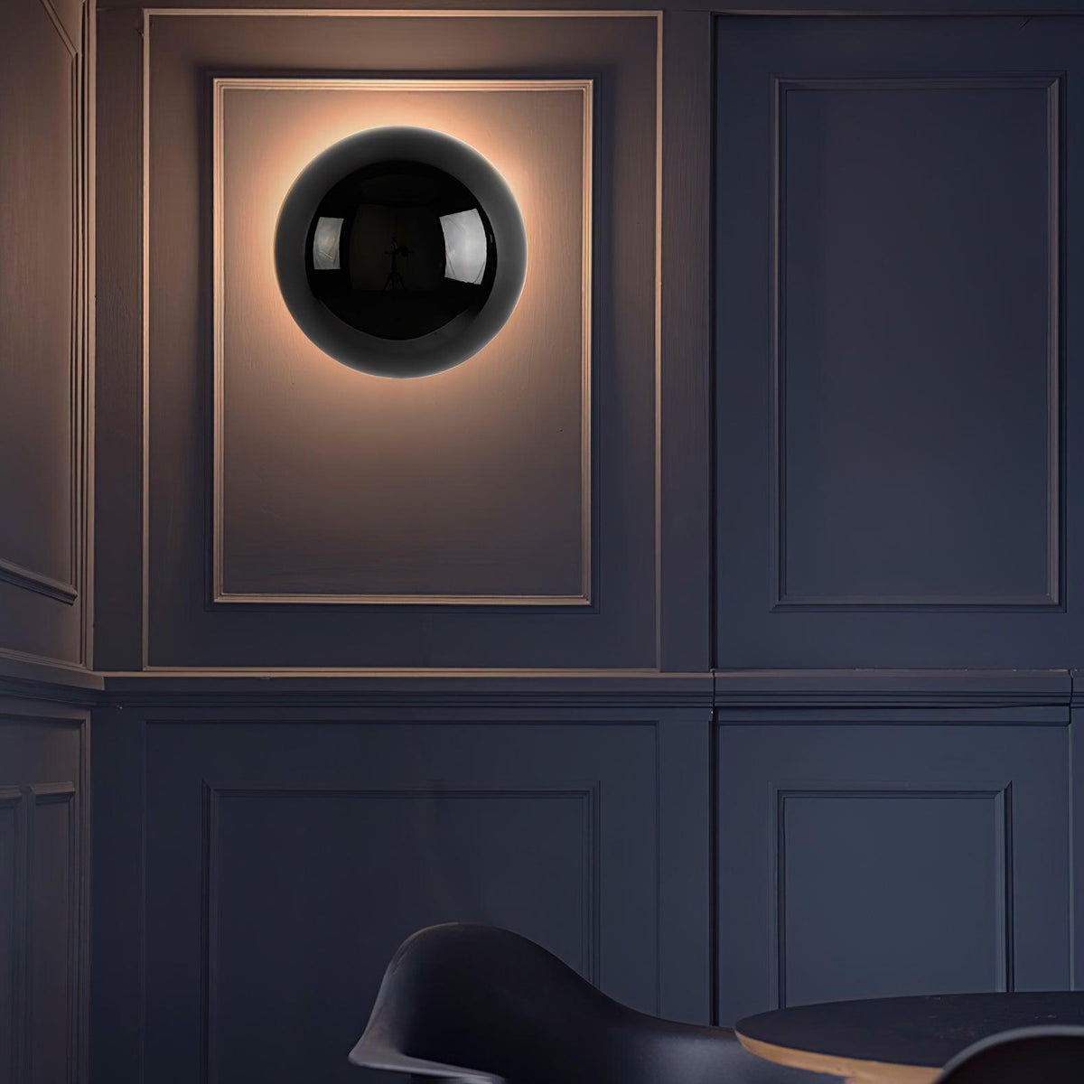 Sphere Wall Sconce with Adjustable Brightness