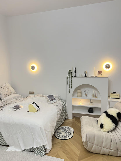 Sphere Wall Sconce with Adjustable Brightness