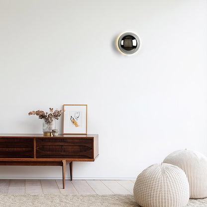 Sphere Wall Sconce with Adjustable Brightness