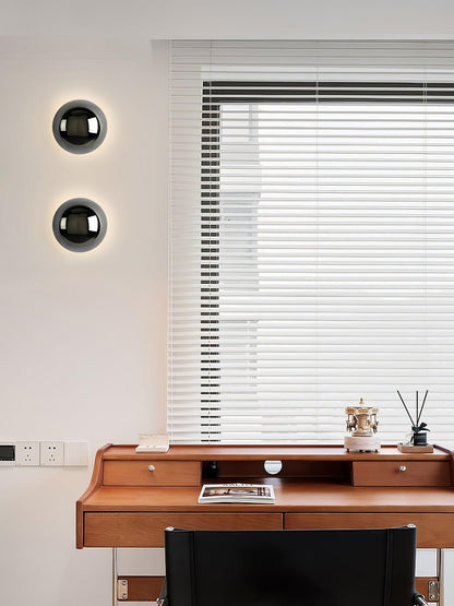 Sphere Wall Sconce with Adjustable Brightness