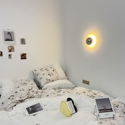 Sphere Wall Sconce with Adjustable Brightness