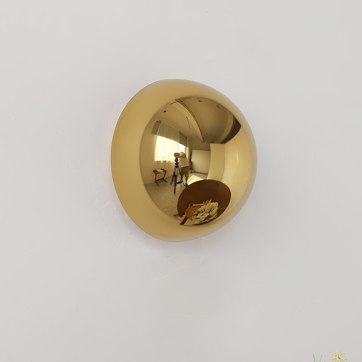 Sphere Wall Sconce with Adjustable Brightness