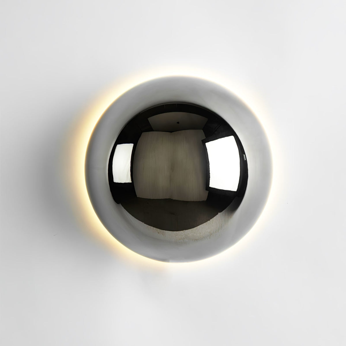 Sphere Wall Sconce with Adjustable Brightness — alternate angle