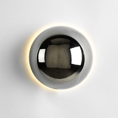 Sphere Wall Sconce with Adjustable Brightness — alternate angle